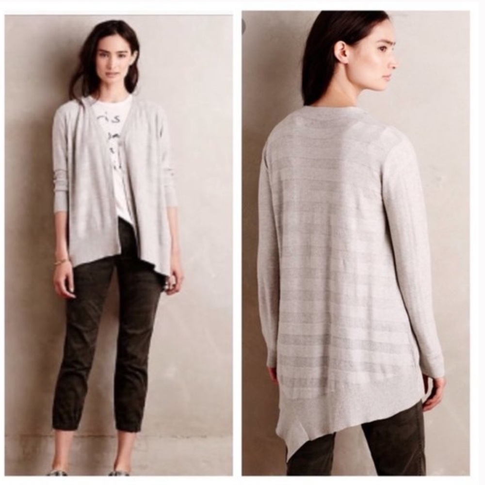 Anthropologie Left of Center Valonia Cardigan Sweater Large - Picture 2 of 9